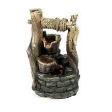Load image into Gallery viewer, Tabletop Well with Buckets Fountain with LED Light
