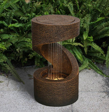 Load image into Gallery viewer, Cutout Pillar Fountain with LED Light - Floral Acres Greenhouse & Garden Centre