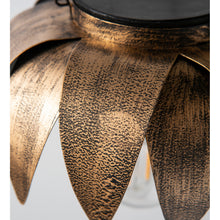 Load image into Gallery viewer, Antiqued Metal Hanging Light, Daisy