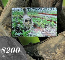Load image into Gallery viewer, Physical Gift Card, $200.00 - Floral Acres Greenhouse & Garden Centre