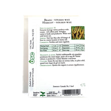 Load image into Gallery viewer, Bean Bush - Golden Wax Seeds, OSC - Floral Acres Greenhouse & Garden Centre