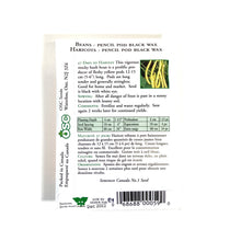 Load image into Gallery viewer, Bean Bush - Pencil Pod Black Wax Seeds, OSC - Floral Acres Greenhouse & Garden Centre