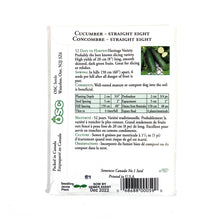 Load image into Gallery viewer, Cucumber - Straight Eight Seeds, OSC - Floral Acres Greenhouse & Garden Centre