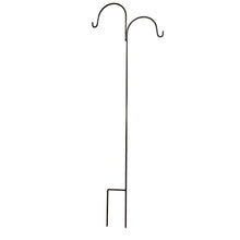 Load image into Gallery viewer, Shepherd's Hook, Double, Black, 79in