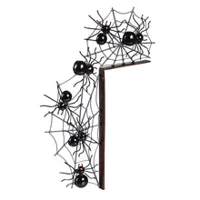 Load image into Gallery viewer, Metal Spider Halloween Door Crawler