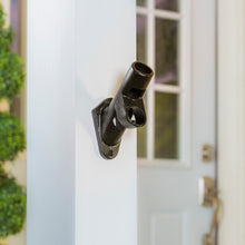 Load image into Gallery viewer, Cast Iron 2-Position Flag Bracket, Black