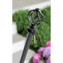Load image into Gallery viewer, Metal Extendable House Flag Pole, Black