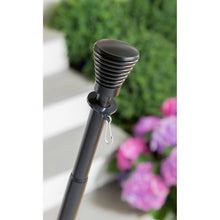Load image into Gallery viewer, Metal Extendable House Flag Pole, Black