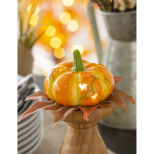 Load image into Gallery viewer, LED Ceramic Pumpkin Table Decor
