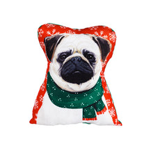 Load image into Gallery viewer, Mini Holiday Dog Pillow, 6 Styles