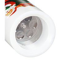 Load image into Gallery viewer, Santa LED Pillar Candle with Projected Icons