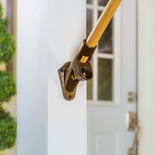 Load image into Gallery viewer, Cast Iron 2-Position Flag Bracket, Bronze