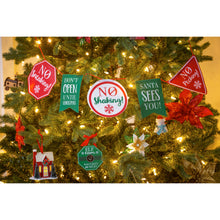 Load image into Gallery viewer, Gift Rules Banner Tree Garland, 36in
