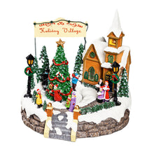 Load image into Gallery viewer, LED Holiday Village Musical Decor