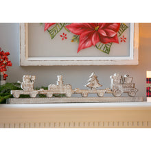 Load image into Gallery viewer, Wood Christmas Train Decor, 22in