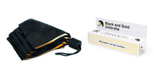 Load image into Gallery viewer, Black & Gold Travel Umbrella