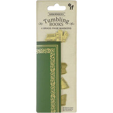 Load image into Gallery viewer, Bookminders Brass Bookmarks, Set of 4