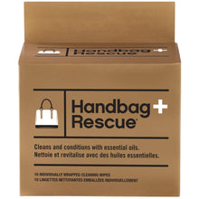 Load image into Gallery viewer, Handbag Rescue Cleaning Wipes, Box of 10