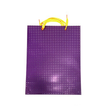 Load image into Gallery viewer, Gift Bag, Paper, Silver Polka Dots, Medium