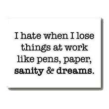 Load image into Gallery viewer, White Bar Magnet, Humor, Assorted Designs