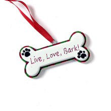 Load image into Gallery viewer, Polystone Dog Bone Ornament, 6 Styles