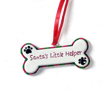 Load image into Gallery viewer, Polystone Dog Bone Ornament, 6 Styles
