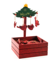 Load image into Gallery viewer, Fir Wood Cardinal Ornament, 4 Styles