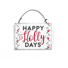 Load image into Gallery viewer, Mini Metal Sign Ornament, 6 Styles