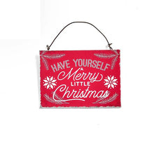 Load image into Gallery viewer, Mini Metal Sign Ornament, 6 Styles