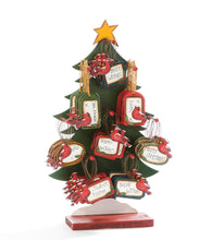 Load image into Gallery viewer, Wooden Cardinal Tag Ornament, 8 Styles