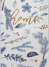 Load image into Gallery viewer, Fireside Blue & Gold Christmas Card, 6 Styles