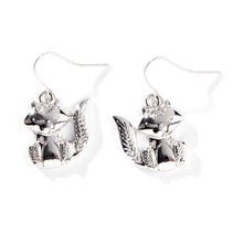 Load image into Gallery viewer, Earrings, Drop, Woodland Friends Christmas