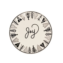 Load image into Gallery viewer, Black & White Scandi Ceramic Plate, 3 Styles