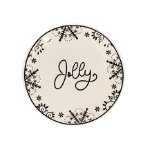 Load image into Gallery viewer, Black & White Scandi Ceramic Plate, 3 Styles