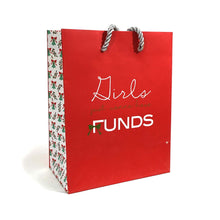 Load image into Gallery viewer, Whimsical Paper Christmas Gift Bag