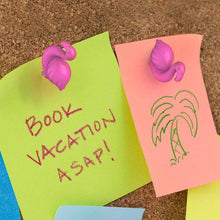 Load image into Gallery viewer, Tropic Tacks Flamingo Pushpins