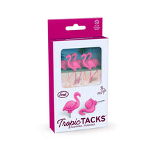 Load image into Gallery viewer, Tropic Tacks Flamingo Pushpins