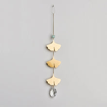 Load image into Gallery viewer, Botanical Leaf & Amazonite Suncatcher