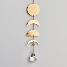 Load image into Gallery viewer, Moon Phase & Moonstone Suncatcher