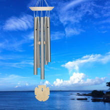 Load image into Gallery viewer, Seashore Wind Chime, Sand Dollar, 24in