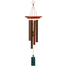 Load image into Gallery viewer, Jasper Wind Chime, Green, 19in