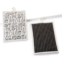 Load image into Gallery viewer, Coffee Until Cocktails Cotton Pot Holder