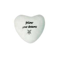 Load image into Gallery viewer, Marble Heart Token, White
