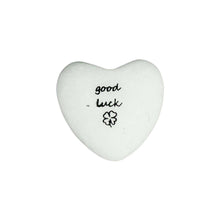 Load image into Gallery viewer, Marble Heart Token, White