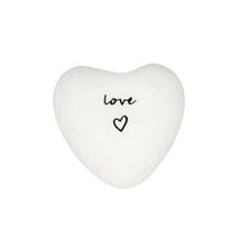 Load image into Gallery viewer, Marble Heart Token, White