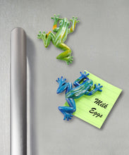 Load image into Gallery viewer, Blue/Green Frog Magnet, 6 Styles