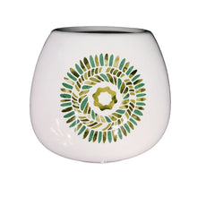 Load image into Gallery viewer, Pot, 4in, Ceramic, Blue & Green Mandala, 4 Styles