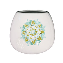 Load image into Gallery viewer, Pot, 4in, Ceramic, Blue & Green Mandala, 4 Styles