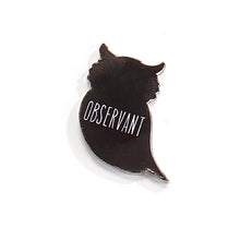 Load image into Gallery viewer, Metal Owl Token with Sentiment, 6 Styles