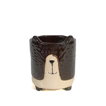 Load image into Gallery viewer, Pot, 2.5in, Ceramic, Forest Cabin Animal, 3 Styles
